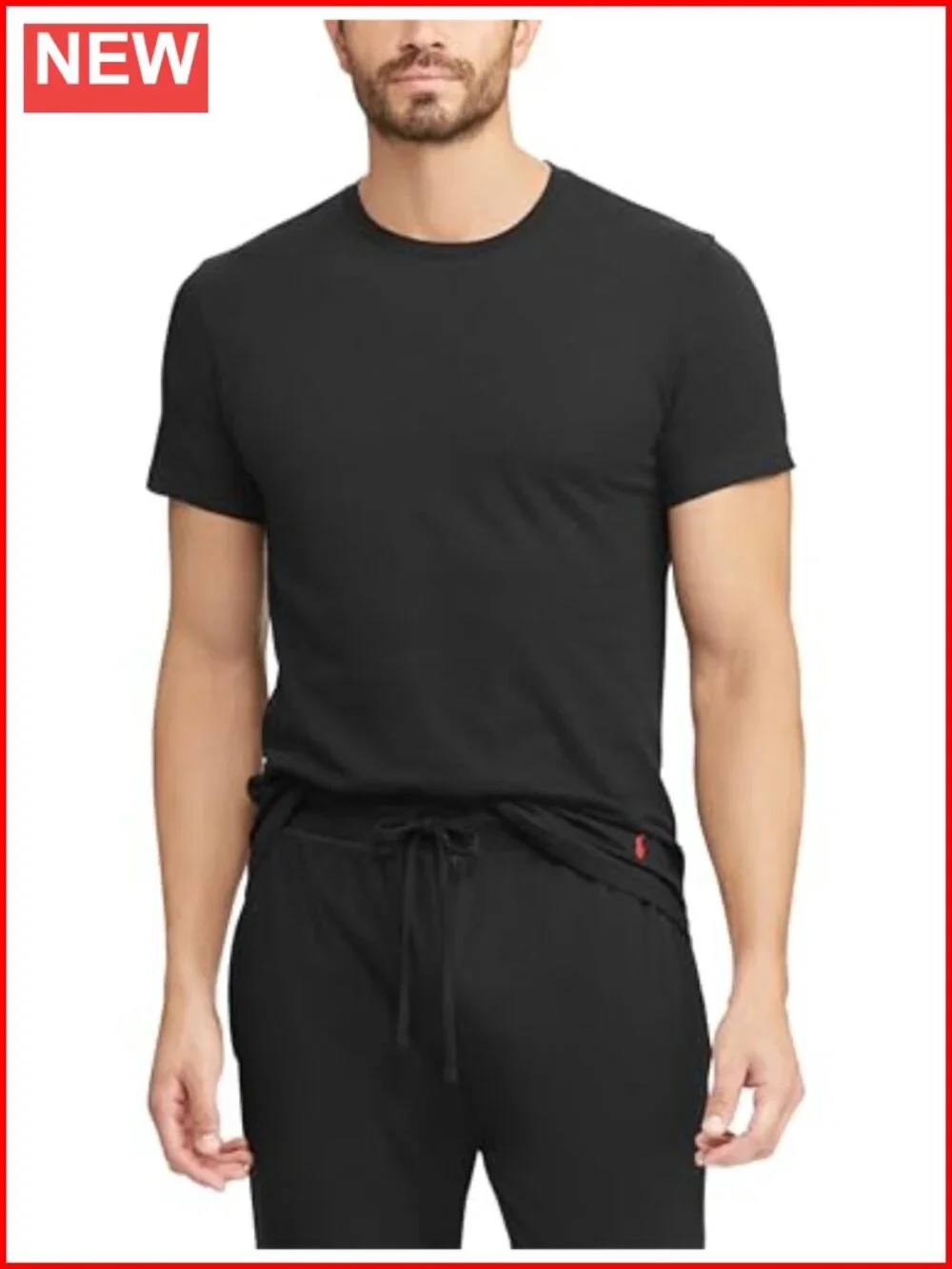 Men's Cotton Crewneck T-Shirt 3-Pack Moisture-Wicking Undershirts